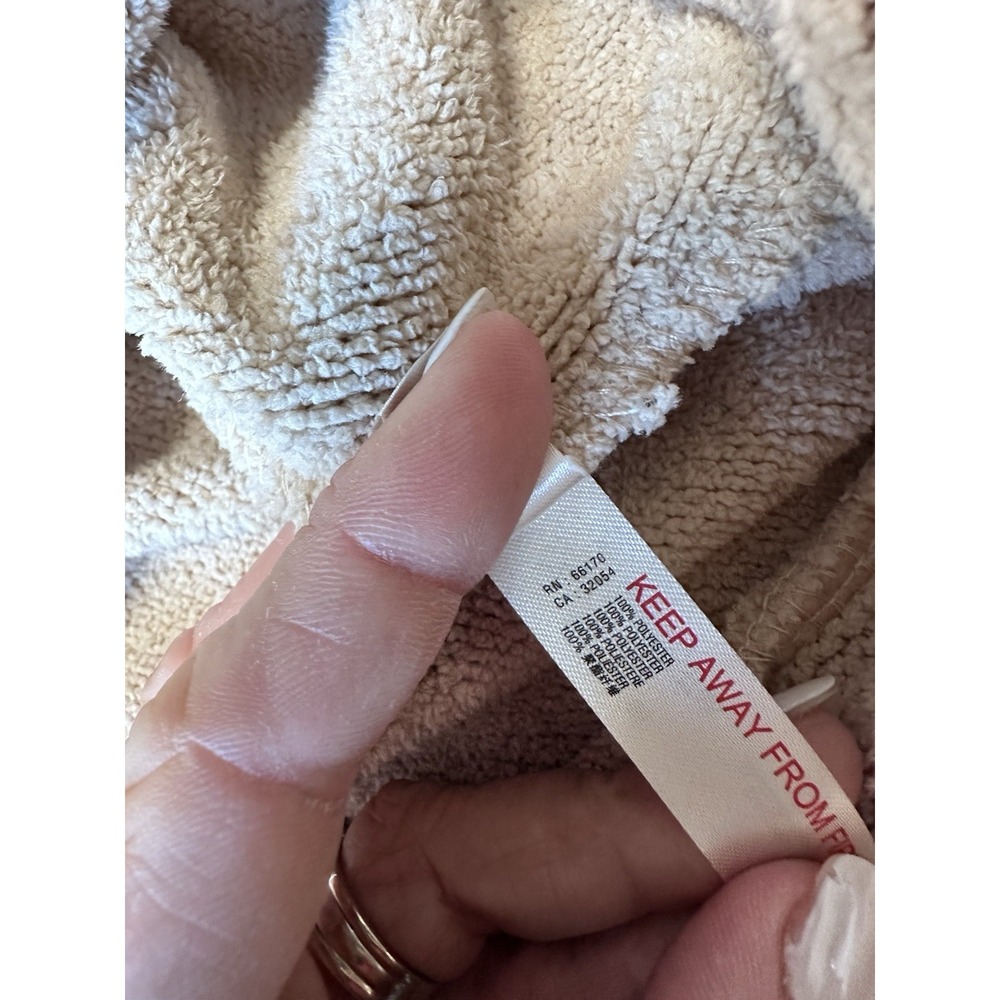 Woman's‎ Free People Beach Happy Pullover Sweatshirt Beige Size Large - Picture 14 of 14